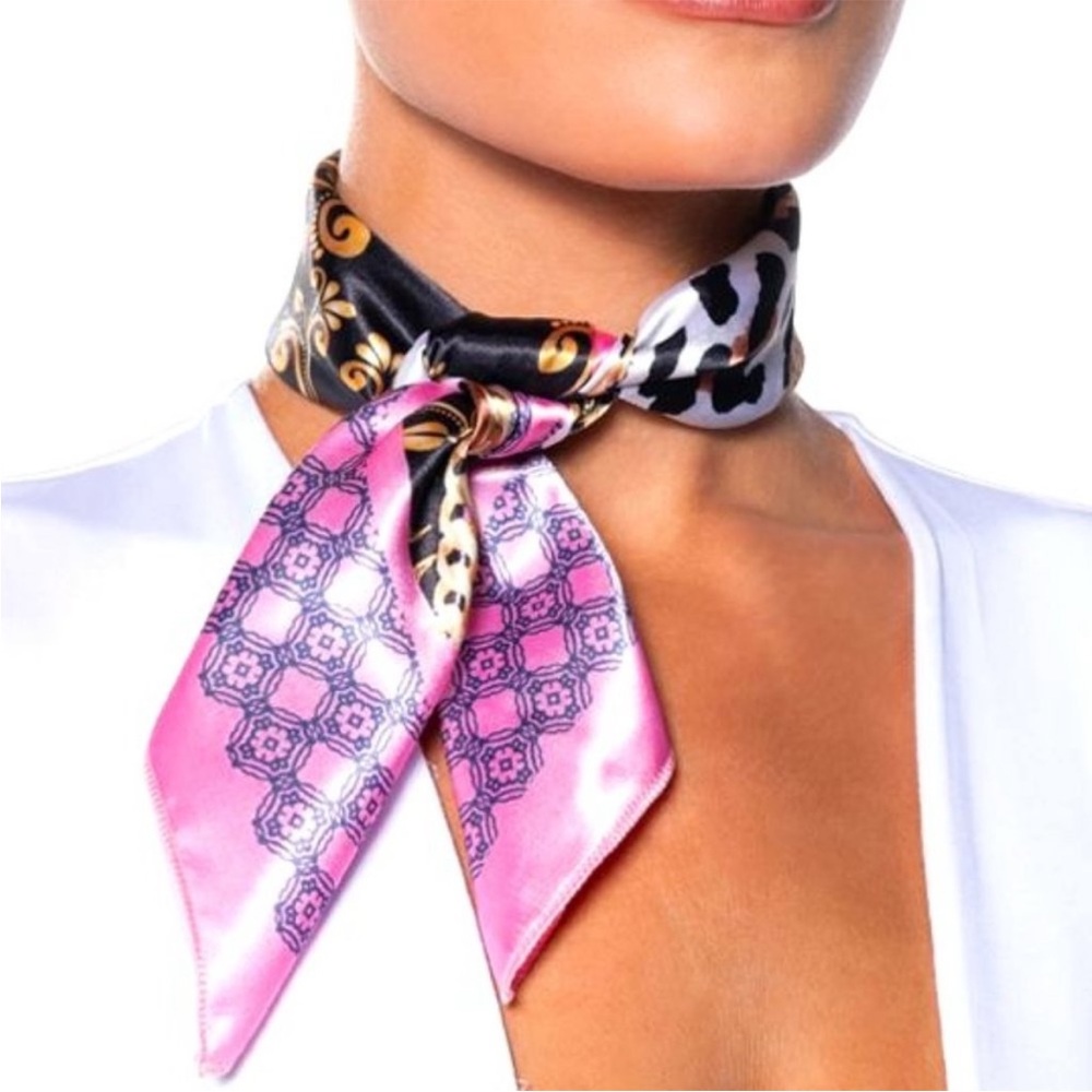 Elaine Fleur Mixed Print Scarf